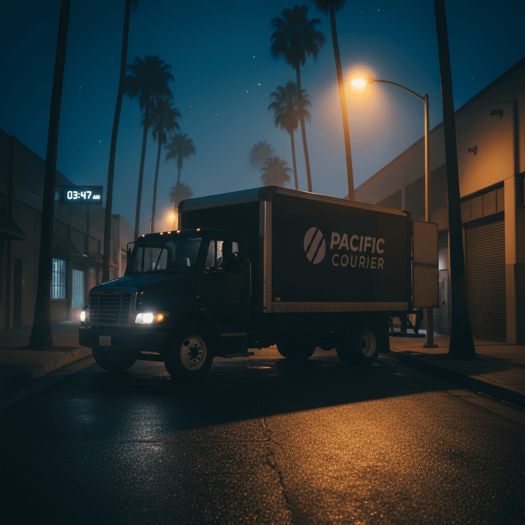 24/7 delivery service nighttime courier operations